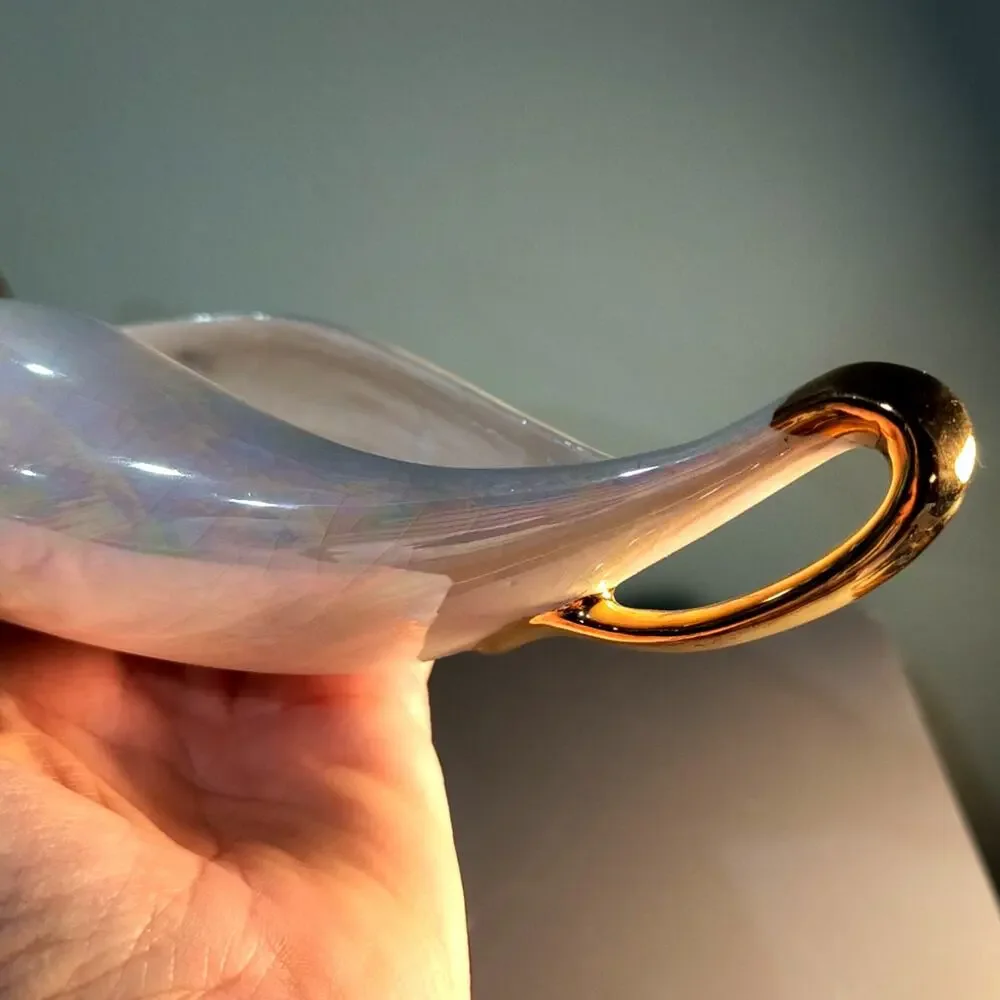 787. Vintage Lenox Ivory China Leaf Shaped Trinket Dish